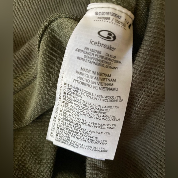 NWT Women’s Icebreaker Merino Mira Cropped Capri Jogger Cool Lite Grey Size S - Picture 14 of 16